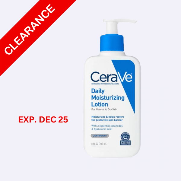 CeraVe Daily Moisturizing Lotion For Normal to Dry Skin 8 OZ, 237 ML USA Clearance