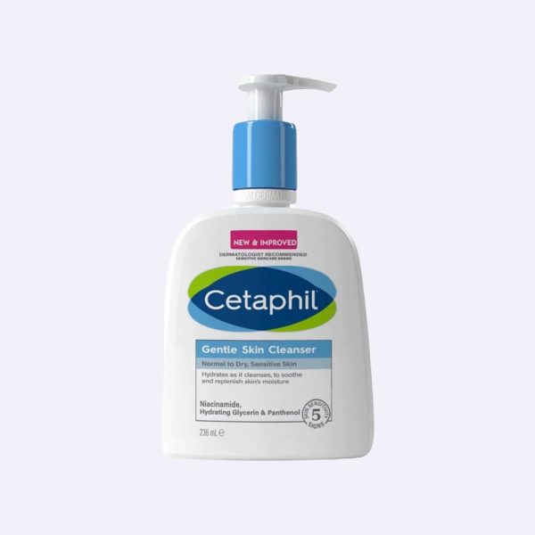 New Packaging Cetaphil Gentle Skin Cleanser 236 ML for normal to dry and sensitive skin